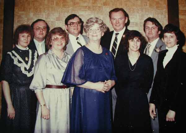 Muriel Bernadine Quanstrom and her family