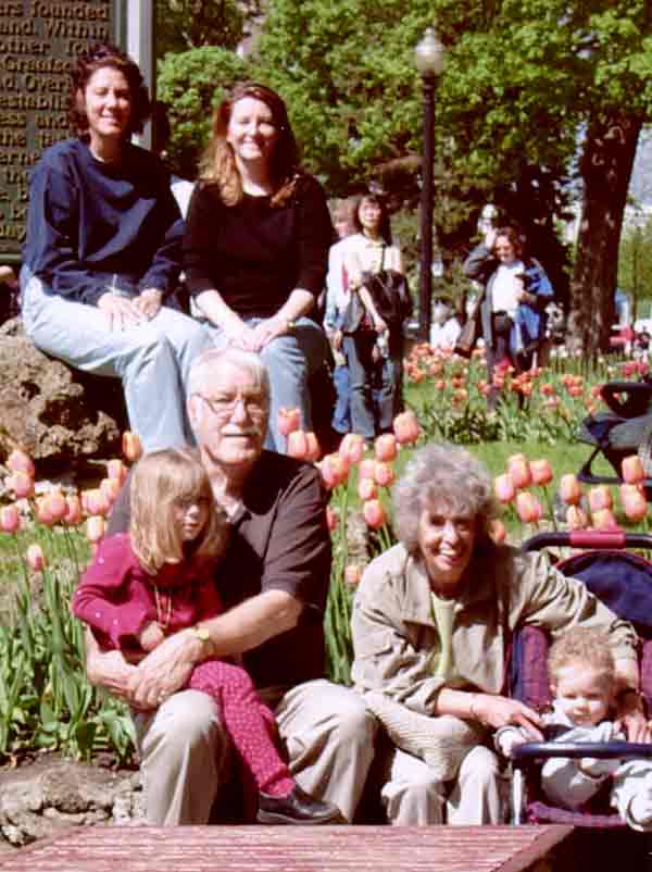 James Allen Quanstrom and his family