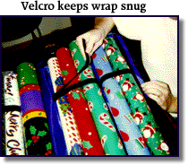 Velcro keeps wrap snug in Wrap It Up